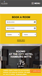 Mobile Screenshot of hotel-in-hamburg-mitte.de