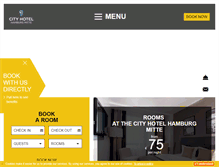 Tablet Screenshot of hotel-in-hamburg-mitte.de